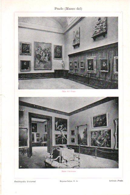 LAMINA V30156: Sala del Greco y Salas francesas en Museo del Prado