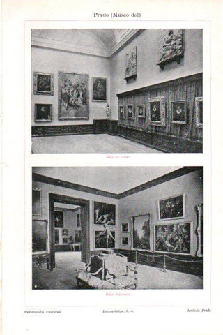 LAMINA V30156: Sala del Greco y Salas francesas en Museo del Prado