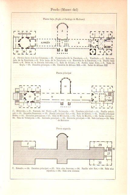 LAMINA V30157: Planta baja principal y segunda del Museo de Prado