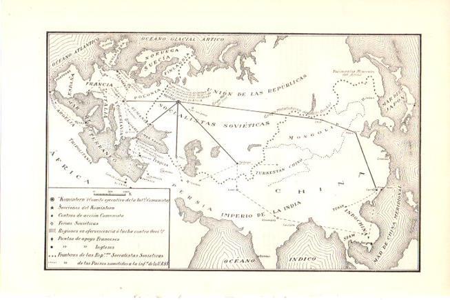 LAMINA V30339: Mapa de Europa Rusia China 
