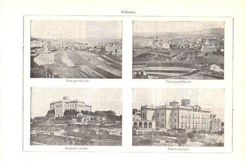 LAMINA V30367: Vistas de Solsona, Lerida