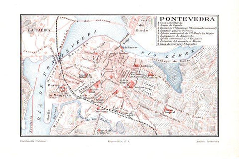 LAMINA V30368: Plano de Pontevedra