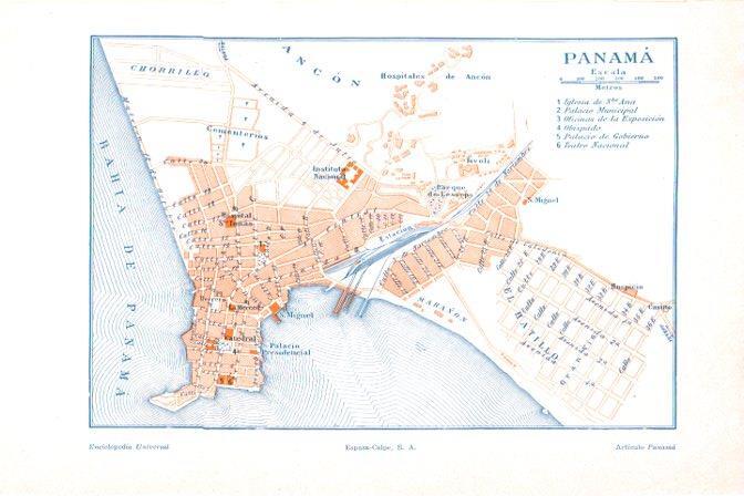 LAMINA V30369: Plano de Ciudad de Panama
