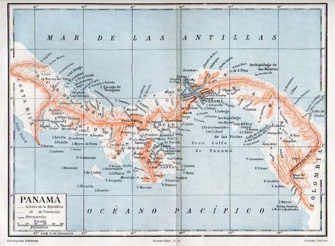 LAMINA V30389: Mapa de Panama
