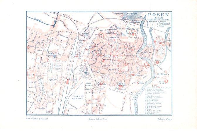 LAMINA V30372: Plano de Posen, Polonia