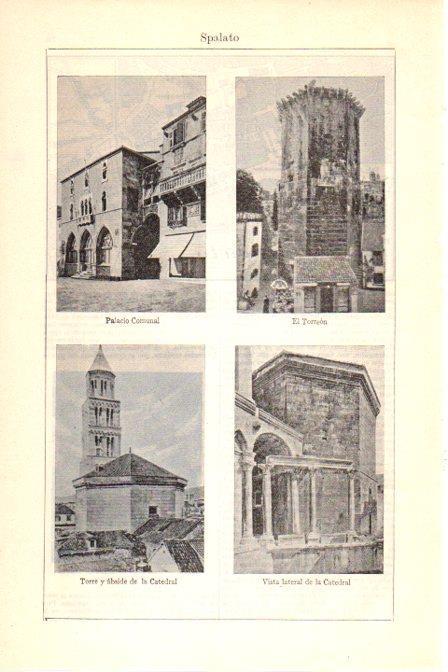 LAMINA V30288: Edificios de Spalato, Italia