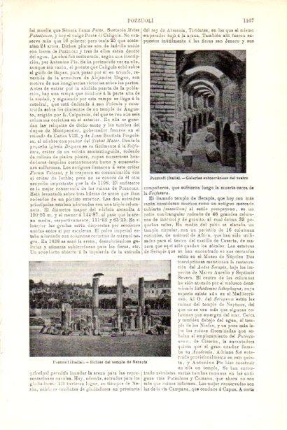 LAMINA V30262: Ruinas de Pozzuoli Italia