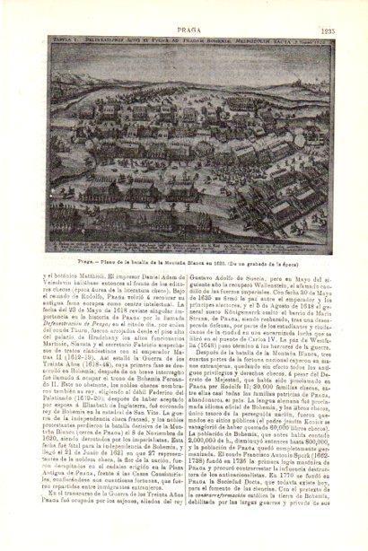 LAMINA V30271: Plano de la batalla de la Montaña Blanca 1620