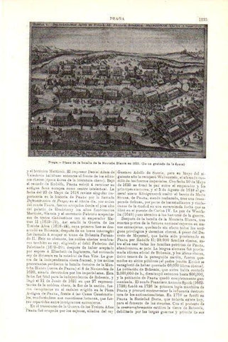 LAMINA V30271: Plano de la batalla de la Montaña Blanca 1620