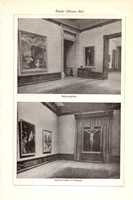 LAMINA V30293: Sala española y del Cristo de Velazquez en Museo del Prado