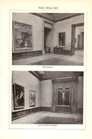 LAMINA V30293: Sala española y del Cristo de Velazquez en Museo del Prado