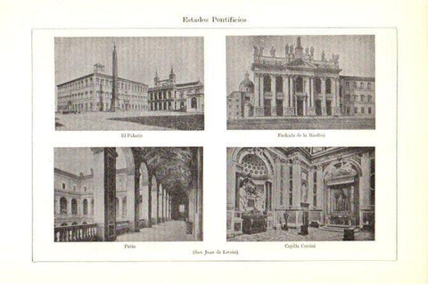LAMINA V30320: Archibasilica San Juan de Letran en Roma