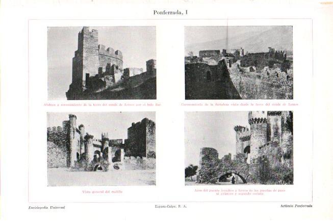 LAMINA V30326: Castillo de Ponferrada