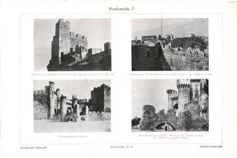 LAMINA V30326: Castillo de Ponferrada