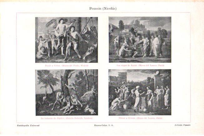 LAMINA V30314: Obras por Nicolas Poussin
