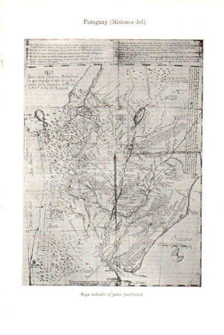 LAMINA V29905: Mapa Misiones del Paraguay por Jose Cardiel