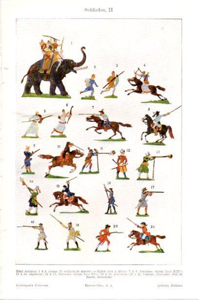 LAMINA V29916: Soldados de la Edad Antigua II