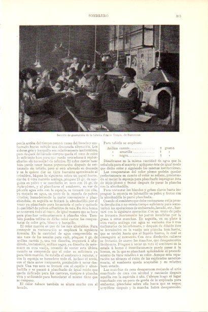 LAMINA V29953: Fabrica de Emilio Tomas en Barcelona, seccion de guarnicion