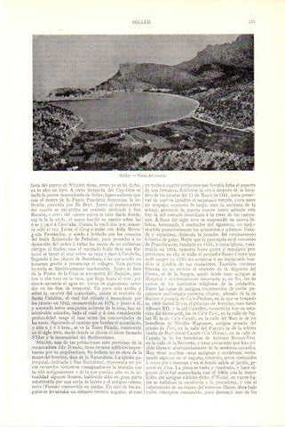 LAMINA V29938: Vista del puerto de Soller