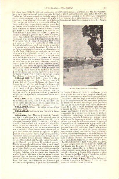 LAMINA V29936: Vista parcial de Sollana, Valencia