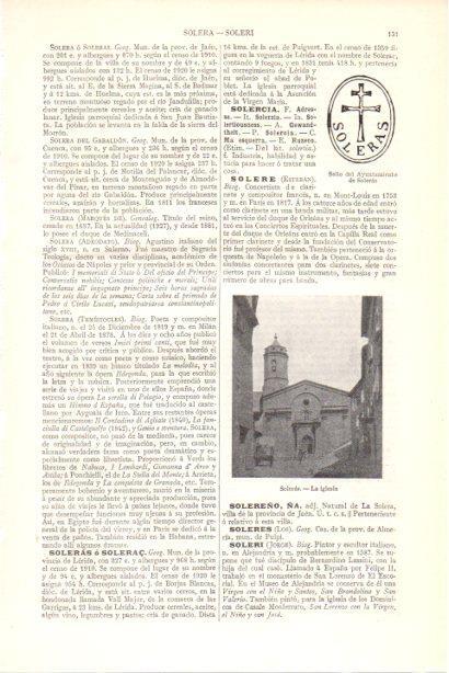 LAMINA V29923: Sello e Iglesia de Soleras, Lerida