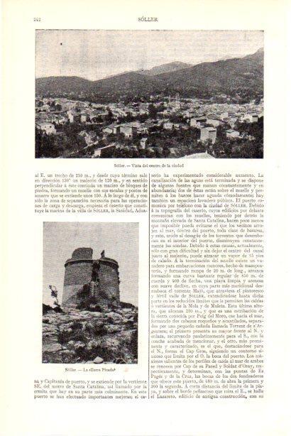 LAMINA V29937: Vista y Torre Picada de Soller