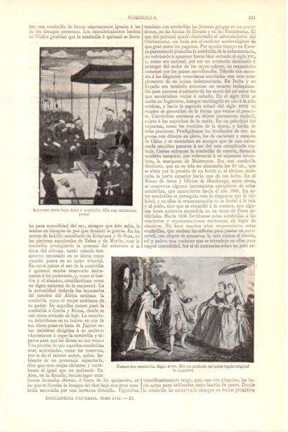 LAMINA V29955: Damas con sombrilla siglo XVIII