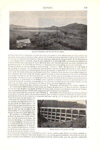 LAMINA V29837: Dique en el pantano de Guyabal, Puerto Rico