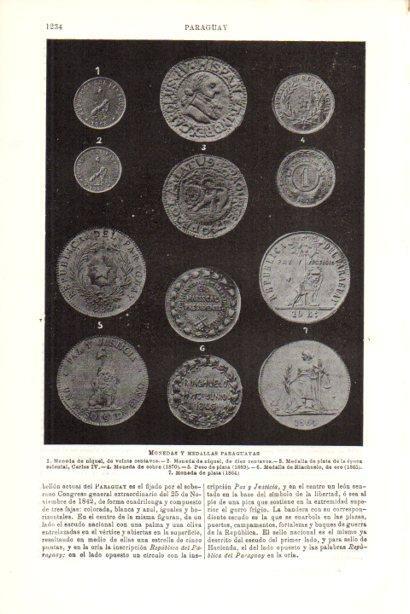 LAMINA V29867: Monedas y medallas de Paraguay