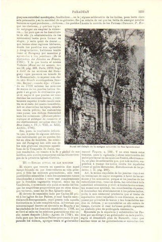 LAMINA V29872: Portal del Colegio de la antigua reduccion de San Ignacio-mini