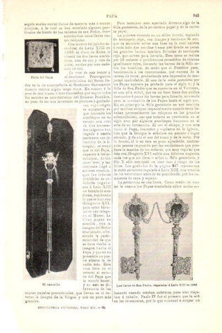 LAMINA V29851: Las llaves de San Pedro regaladas a Leon XIII