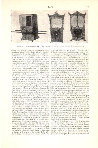 LAMINA V29853: Portantina de Leon XIII