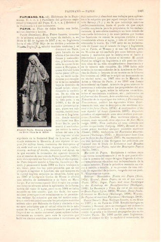 LAMINA V29858: Estatua de Dionisio Papin por A. Millet