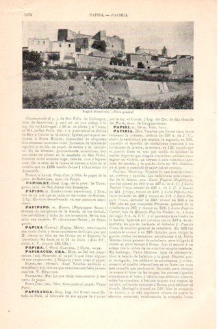 LAMINA V29859: Papiol vista general, Barcelona
