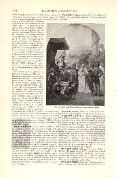 LAMINA V29862: San Marcelino ante Diocleciano por J. Parada y Santin