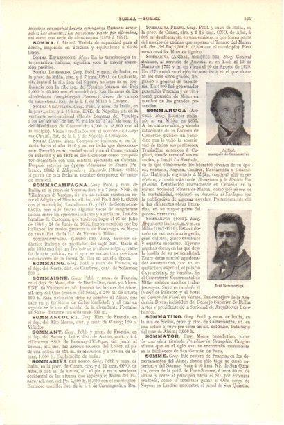 LAMINA V29958: Jose Sommaruga y Anibal Marques de Sommariva