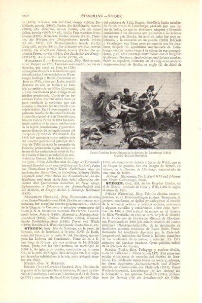 LAMINA V30058: Juana Catalina I. Stegen en la defensa de Luneburgo por Herterich