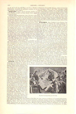 LAMINA V30063: La muerte de Napoleon por Steuben