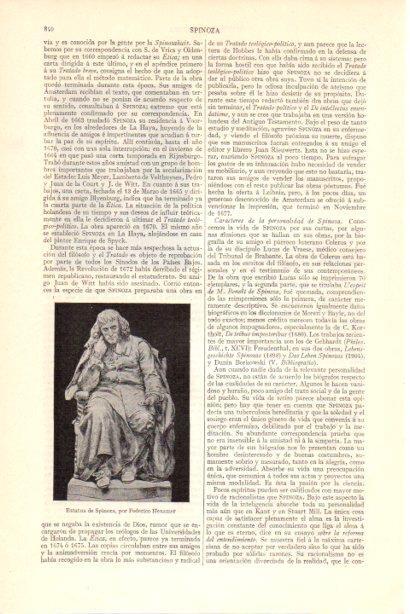 LAMINA V30038: Estatua de Spinoza por Hexamer