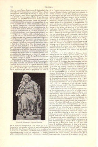 LAMINA V30038: Estatua de Spinoza por Hexamer
