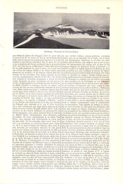 LAMINA V30039: Panorama de Holmsen-Berger en Spitzberg