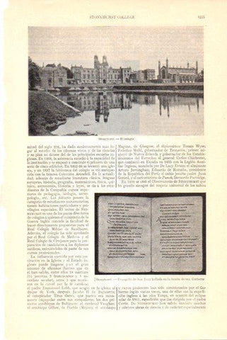 LAMINA V30067: El Colegio de Stonyhurst