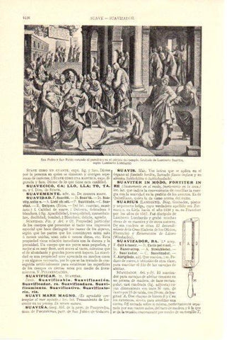LAMINA V30091: San Pedro y San Pablo curando al paralitico según L. Lombardo