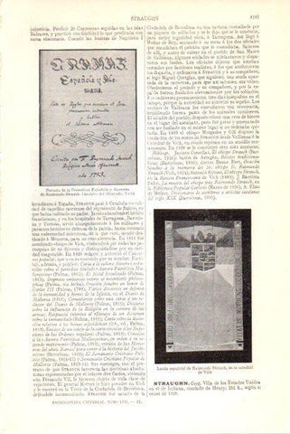 LAMINA V30073: Lauda sepulcral de Raimundo Strauch