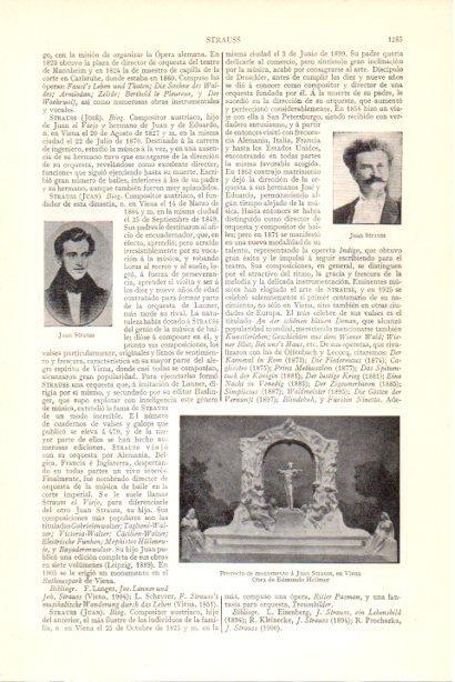 LAMINA V30074: Proyecto de monumento a Juan Strauss en Viena