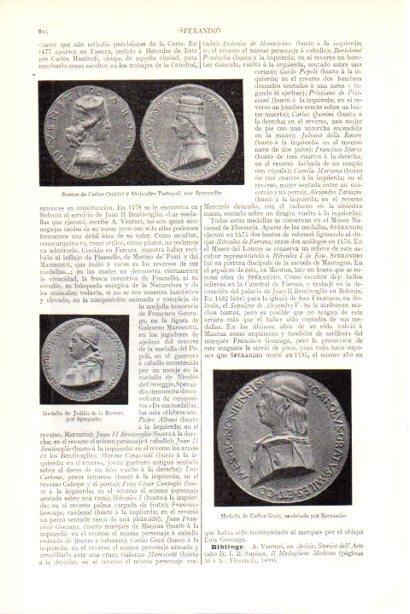 LAMINA V30030: Medallas modeladas por Sperandio