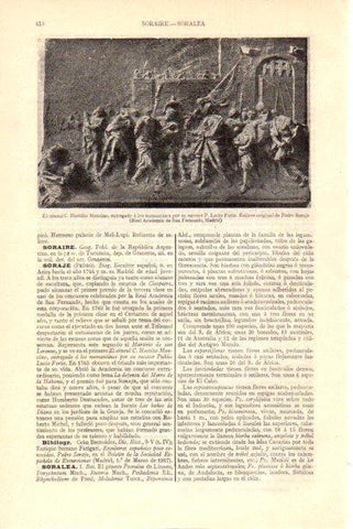 LAMINA V29975: El consul C. Hastillo y P. Lucio Furio relieve de Pedro Soraje