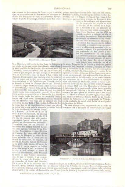 LAMINA V29960: Montes de Triano y Puente de San Juan en Somorrostro