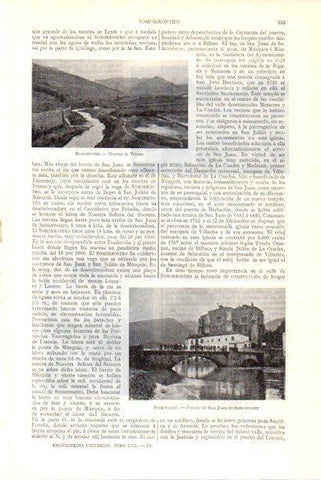 LAMINA V29960: Montes de Triano y Puente de San Juan en Somorrostro