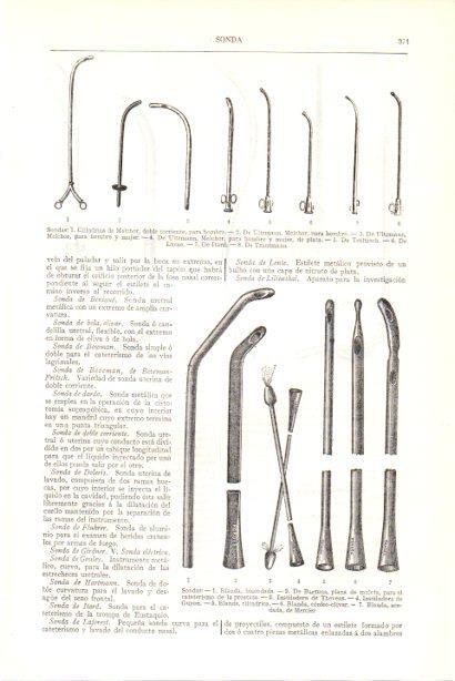 LAMINA V29963: Tipos de sondas